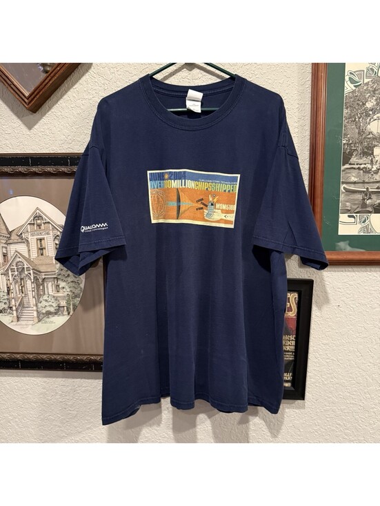 Vintage 90s RARE Qualcomm Tech Computer 100 Million Chips Shirt Size Men’s 2XL
